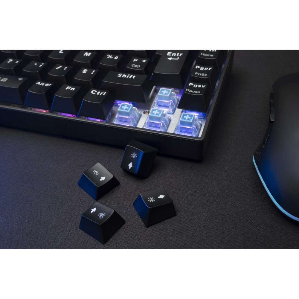 Clavier gaming Mecanique The G-Lab Keyz Titanium HE Magnétique / Noir