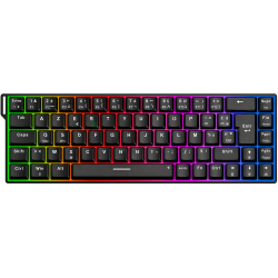 Clavier gaming Mecanique The G-Lab Keyz Titanium HE Magnétique / Noir