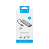 SANDBERG HUB USB-C/A | 4x USB 3.0 | Blanc