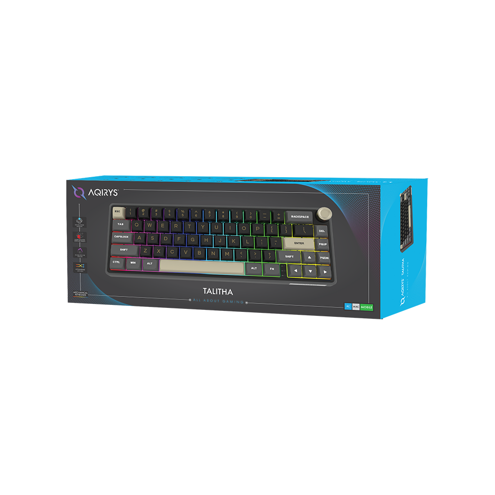 Clavier Gamer Mécanique AQIRYS TALITHA / Noir