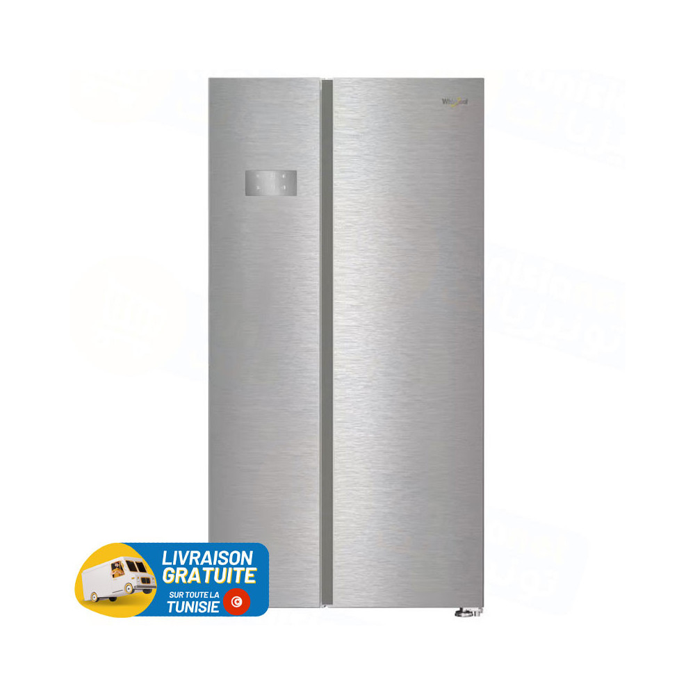 Réfrigérateur SIDE by SIDE WHIRLPOOL 558 Litres No Frost / WHG26592X4E / Silver