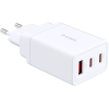Chargeur D-LINK GaN 65W PD 3,0 Trois ports USB-C/USB-A / Blanc