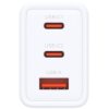 Chargeur D-LINK GaN 65W PD 3,0 Trois ports USB-C/USB-A / Blanc