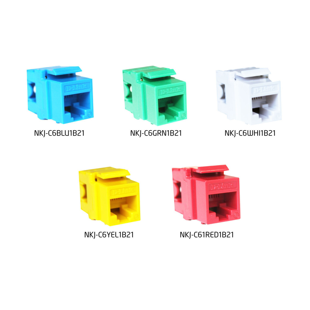 Cat6 UTP Keystone Jack / Blue
