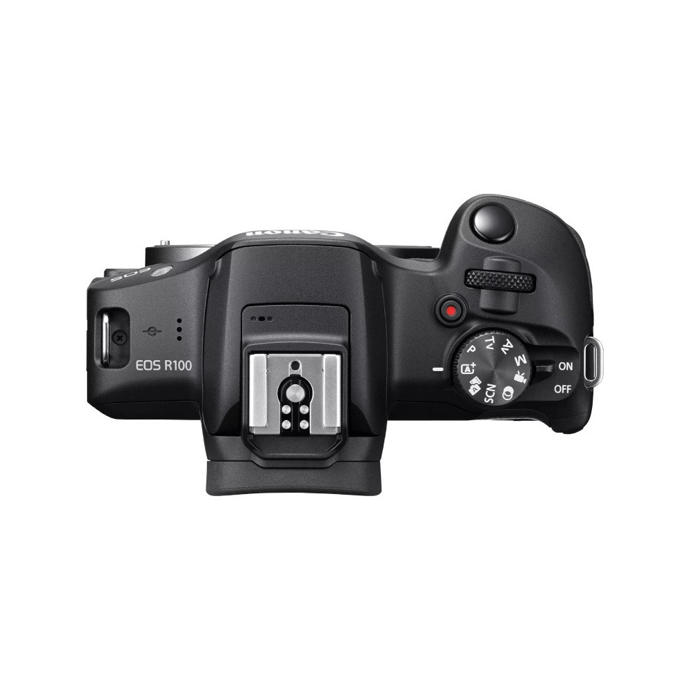 Appareil Photo Hybride Canon EOS R100 24.1 MP + Objectif RF-S 18-45 / Noir