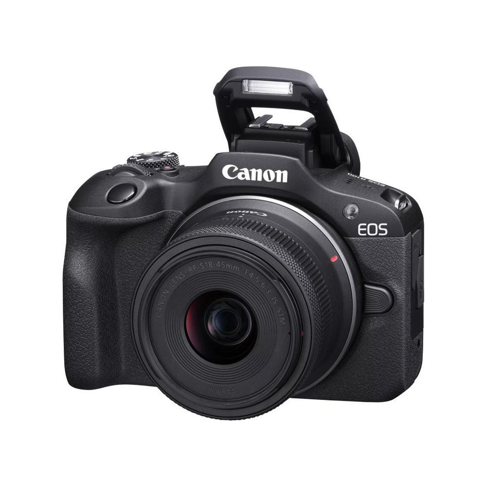 Appareil Photo Hybride Canon EOS R100 24.1 MP + Objectif RF-S 18-45 / Noir