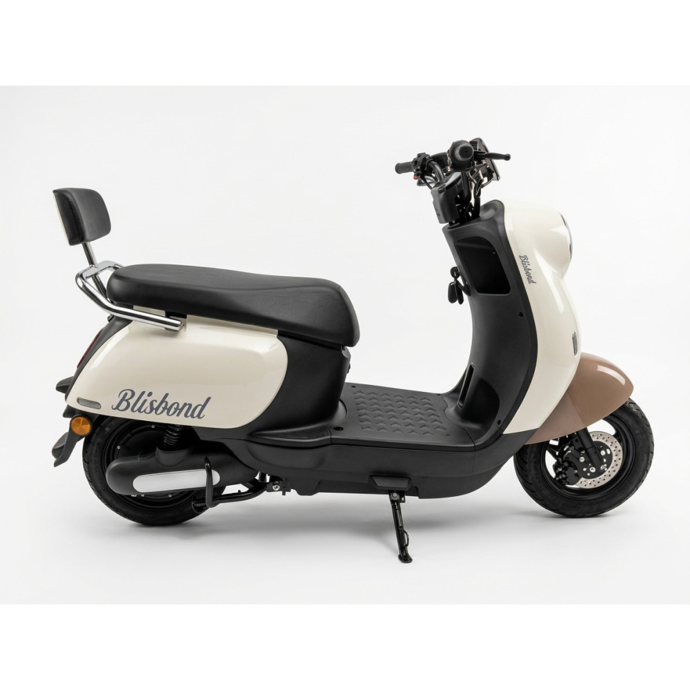Scooter Electrique BLISBOND Lumi 1000W / Blanc et Marron