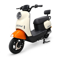 Scooter Electrique BLISBOND Lumi 1000W / Blanc et Orange