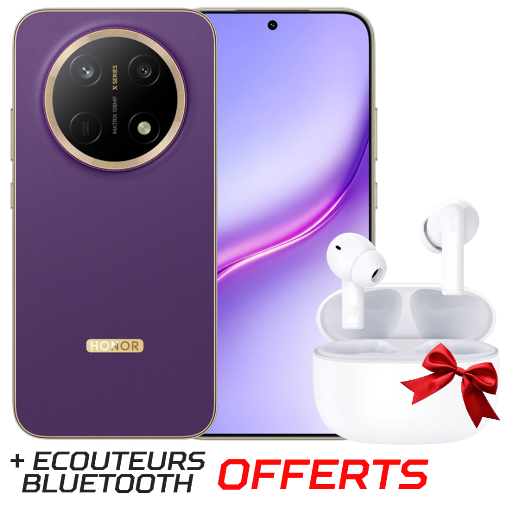 Smartphone Honor X9e Pro 5G / 8 Go / 256 Go / Violet foncé
