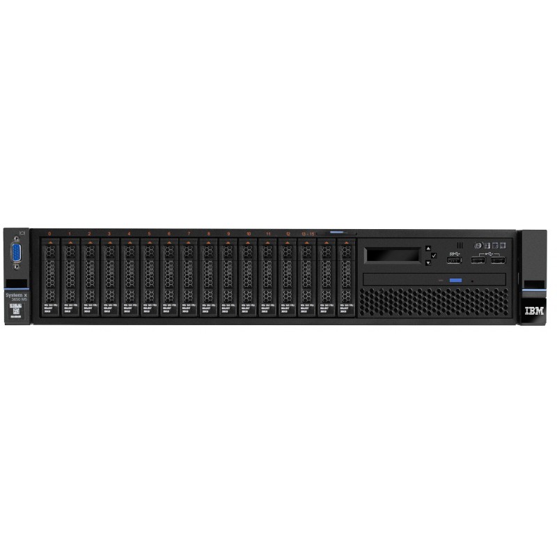 Lenovo System X3650 M5 Server Barebone – 2x M5210, 24x SFF 2.5", Senza CPU/RAM, Ricondizionato