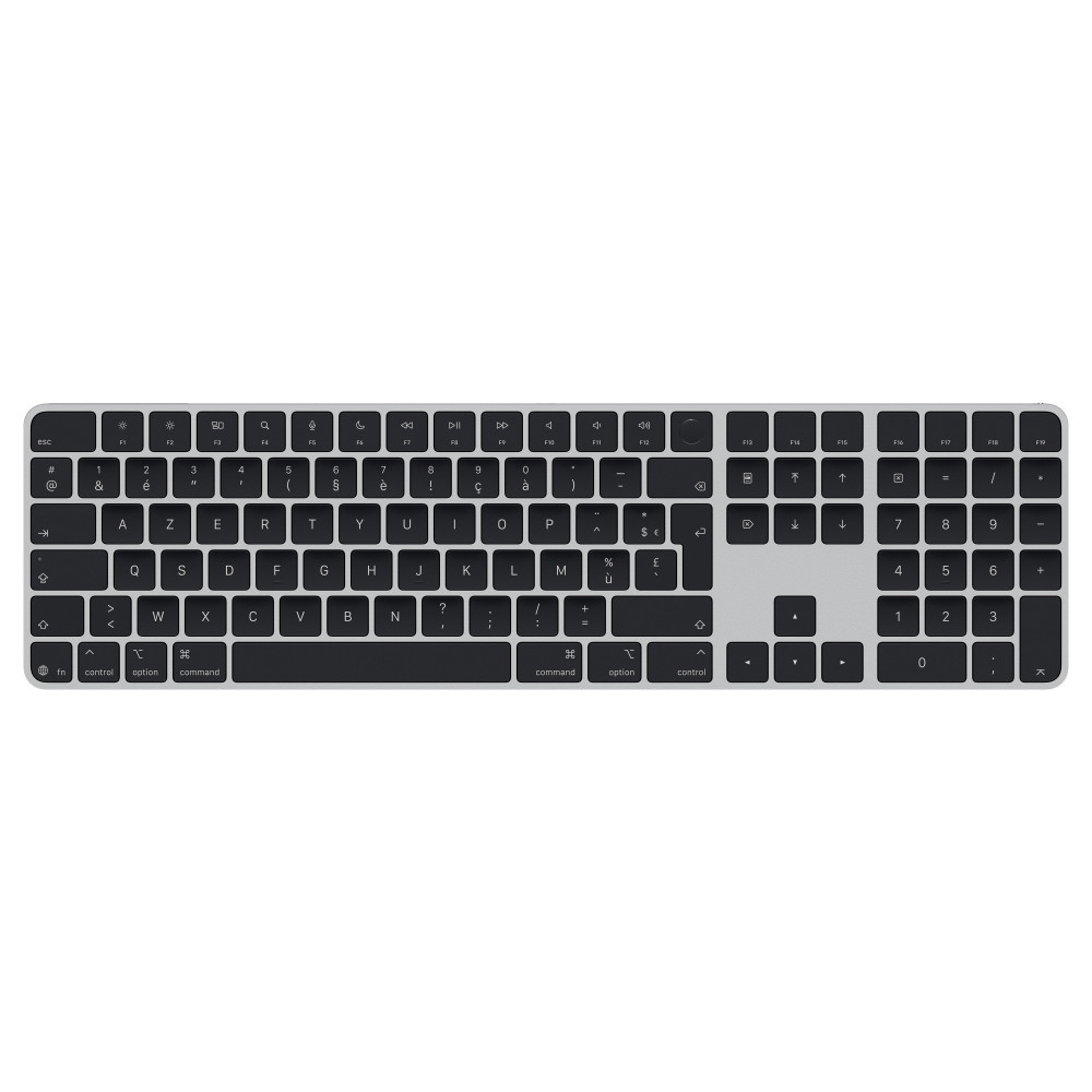 Apple Magic Keyboard avec Touch ID et pavé numérique / Français / Touches noires