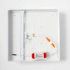 LED Panel SMD 24W Adjustable Carre Apparent TLC / 8000K / IP20 / Blanc