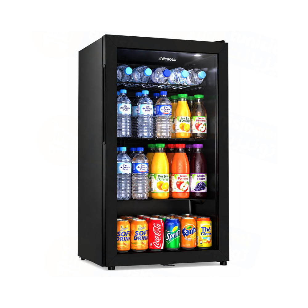 MINI BAR Vitrine NEWSTAR 90 LITRES De Frost / MPG1200 / Noir Glass