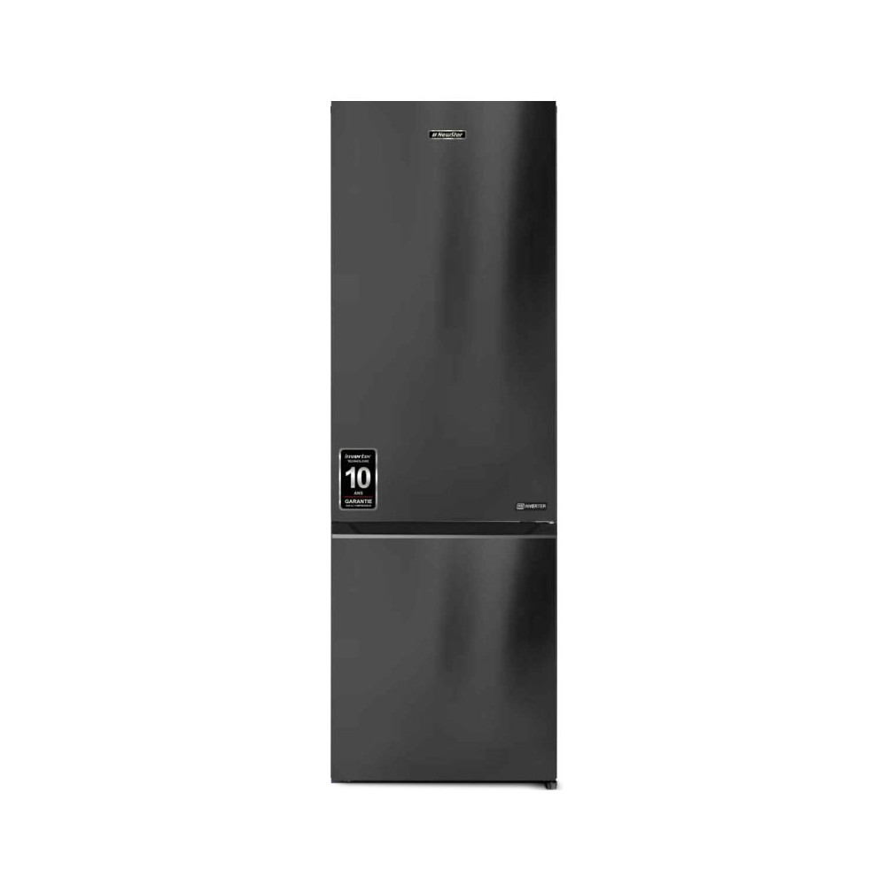 Réfrigérateur Combiné  NEWSTAR INVERTER 326Litres NO FROST / NC3260DX / DARK INOX