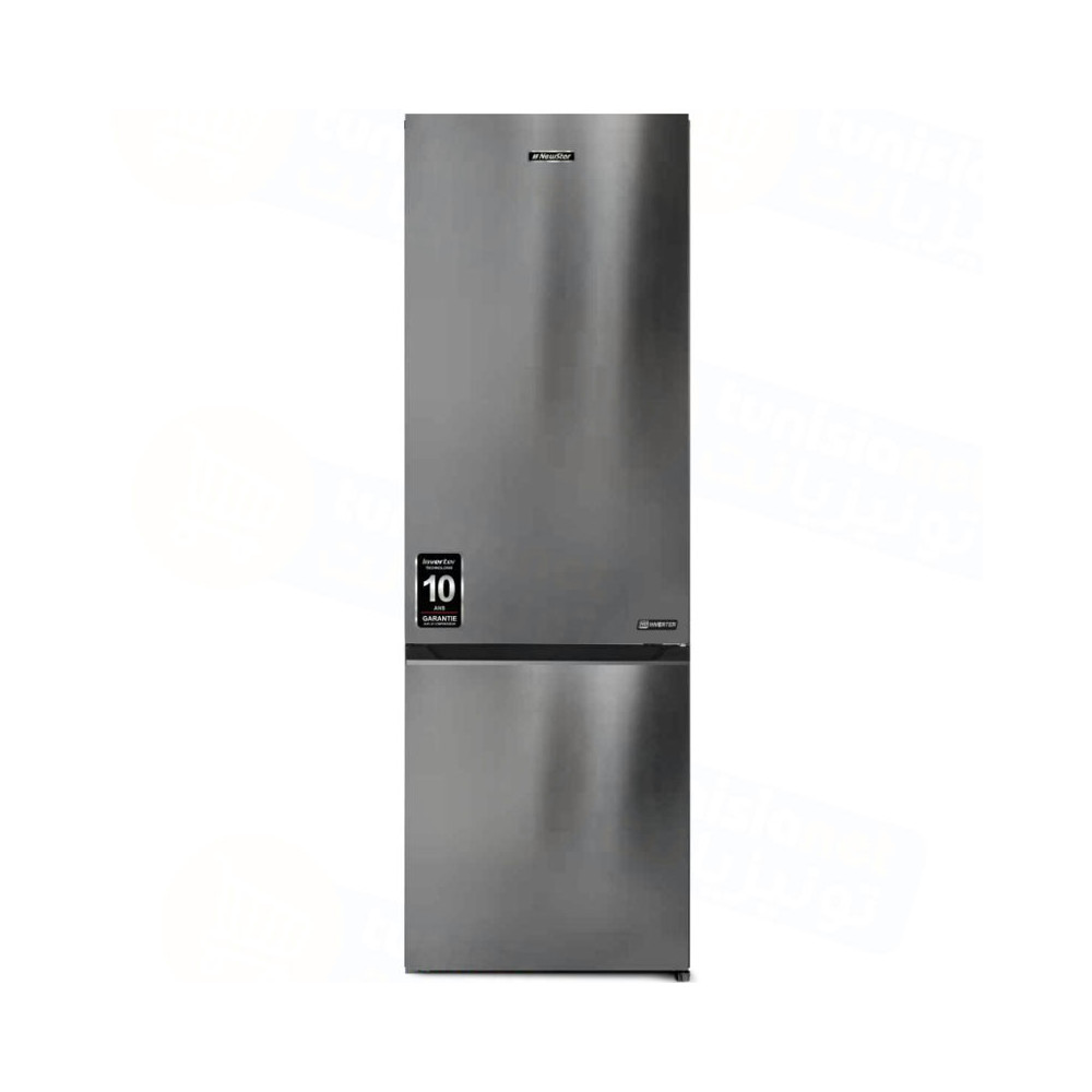 Réfrigérateur Combiné  NEWSTAR INVERTER 326Litres NO FROST / NC3260X / INOX