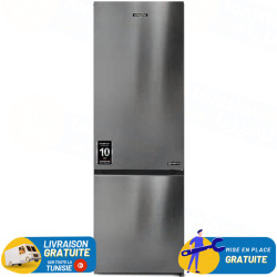Réfrigérateur Combiné  NEWSTAR INVERTER 326Litres NO FROST / NC3260X / INOX