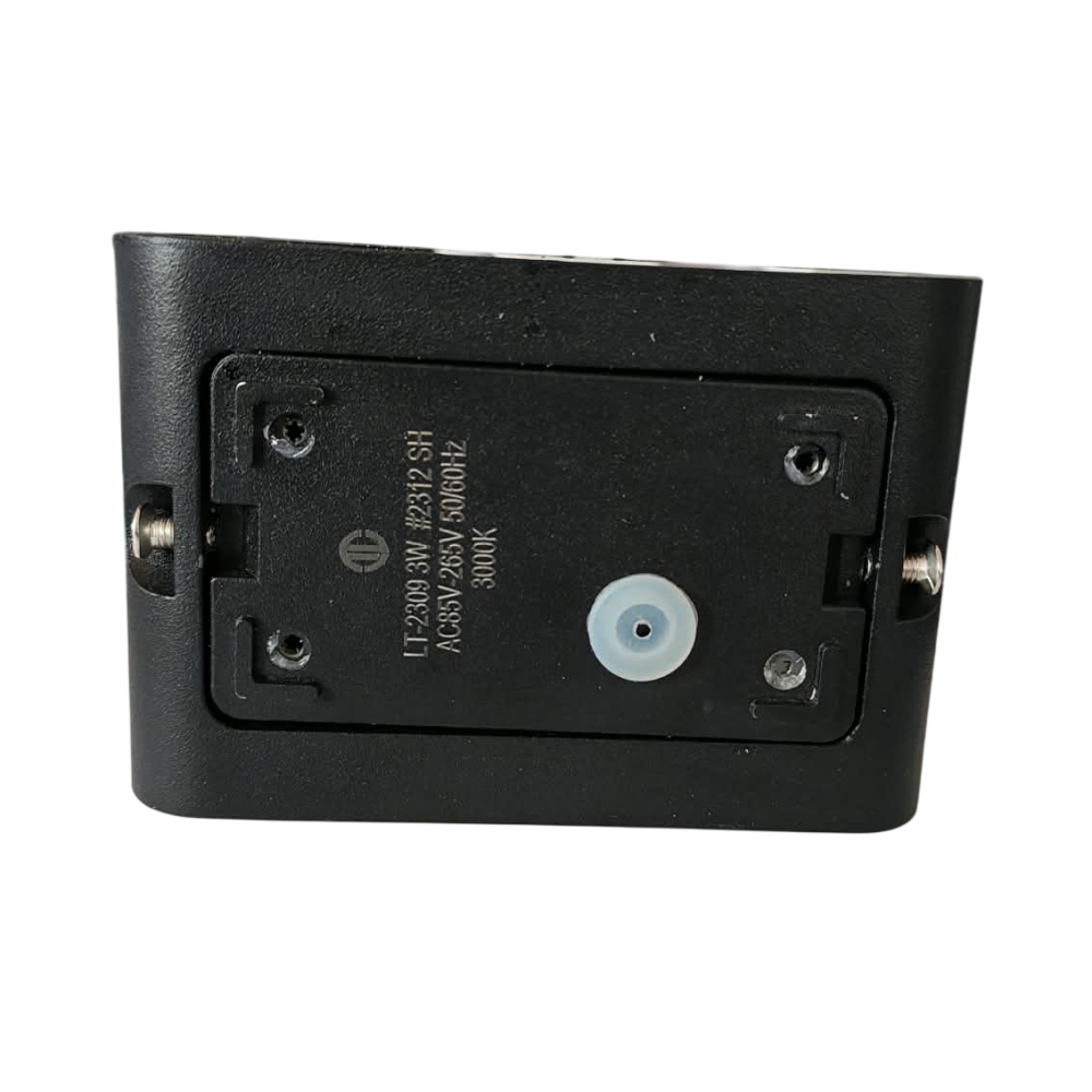 Applique Murale LED 6W / 3000K / IP54  / Noir
