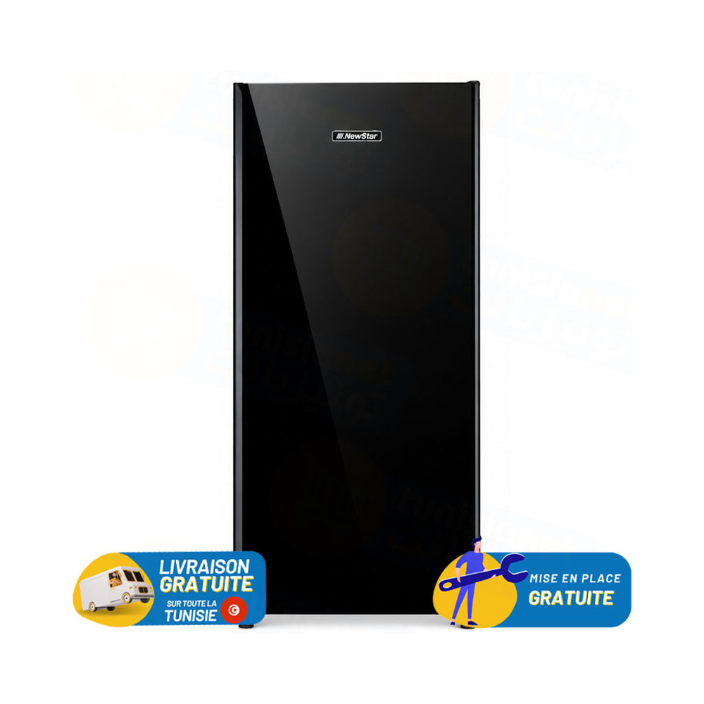 REFRIGERATEUR NEWSTAR 152 Litres De Frost / MP2300GB / NOIR VERRE