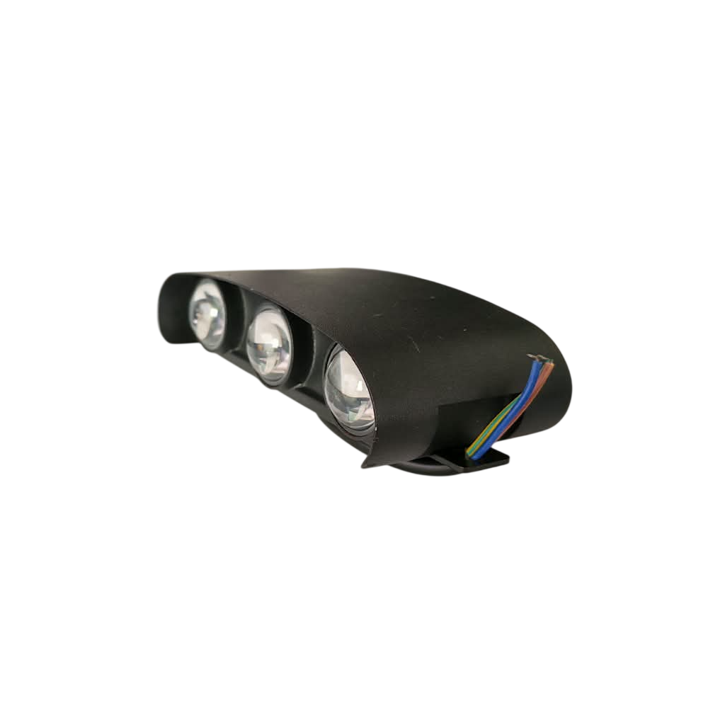 Applique Murale LED 6W / 3000K / IP54  / Noir