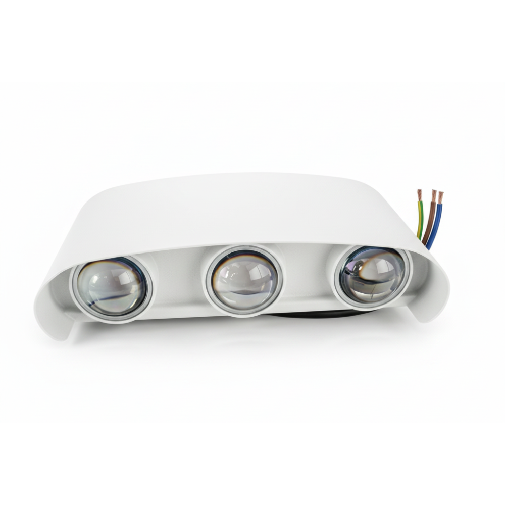Applique Murale LED 6W / 3000K / IP54  / Blanc