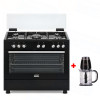CUISINIÈRE SIMFER 5 FEUX / 90CM / TERMOCOUPLE / F9455-SGGTB / NOIR