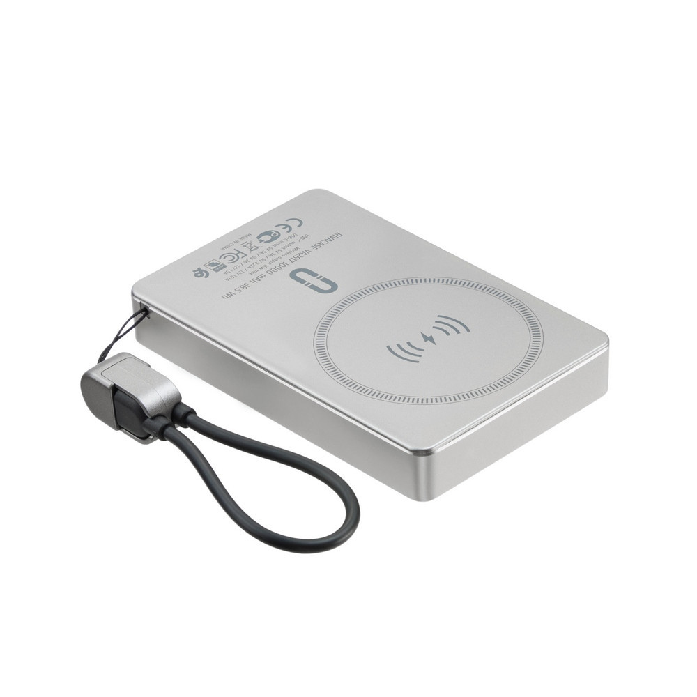 power Bank Magnetic RIVACASE VA2617 / 10000 Mah / 15W / Gris