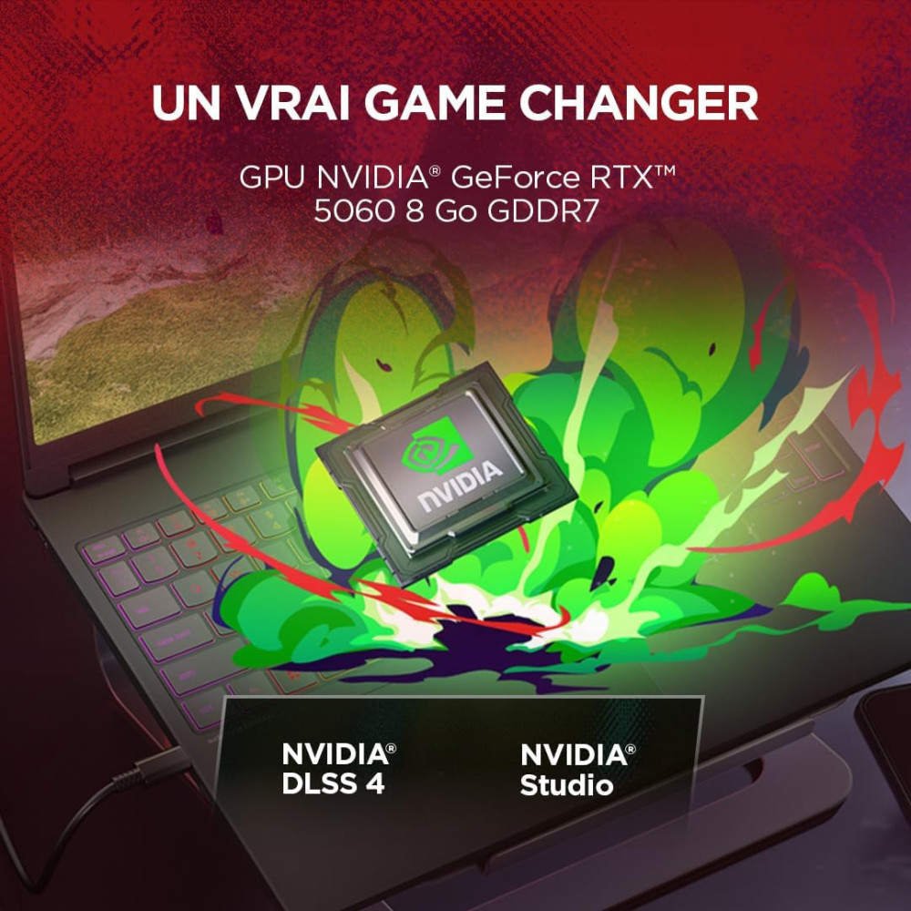 Pc Portable Gamer Lenovo 83Q70039FG Legion 5 15AHP11 / AMD Ryzen 7 250 ...