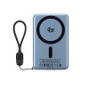 power Bank Magnetic RIVACASE VA2634 / 10000 Mah / 25W / Gris foncé