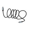 Câble RIVACASE PS6115BK12 ENG 100W / TYPE-C/TYPE-C / Noir
