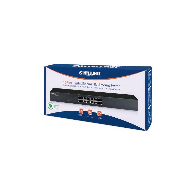 Switch Intellinet rackable Gigabit Ethernet 16 ports