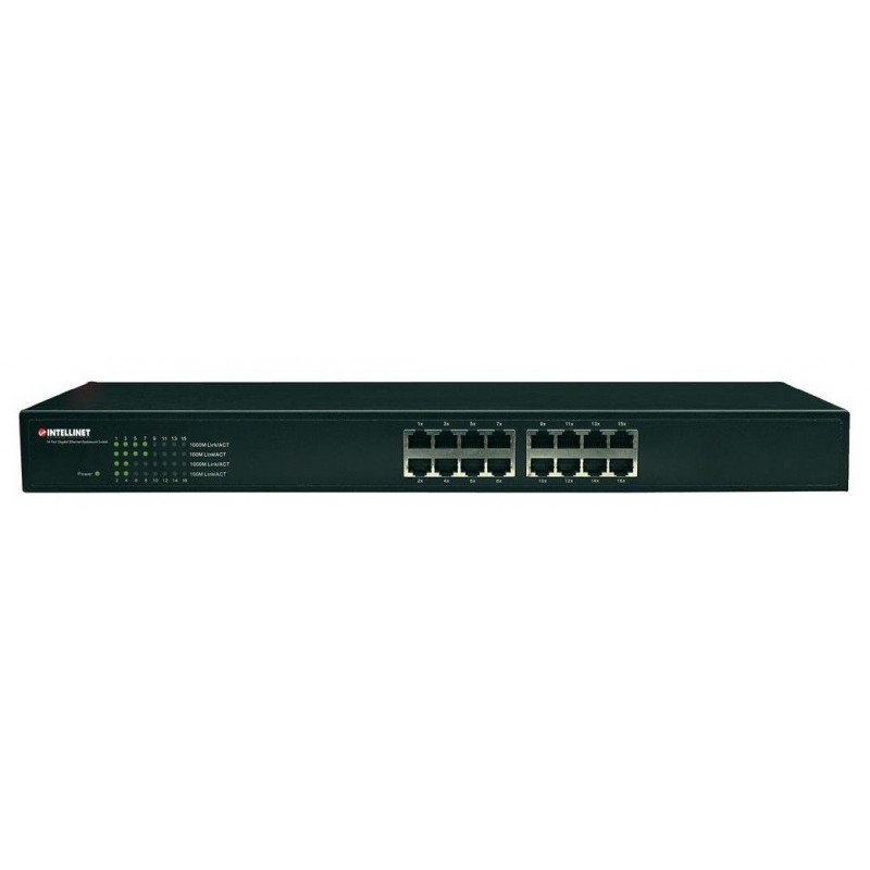 Switch Intellinet rackable Gigabit Ethernet 16 ports