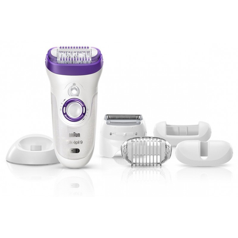 Épilateur Braun Silk-épil 9 SkinSpa 9-561 Étanche Sans fil avec 6 accessoires