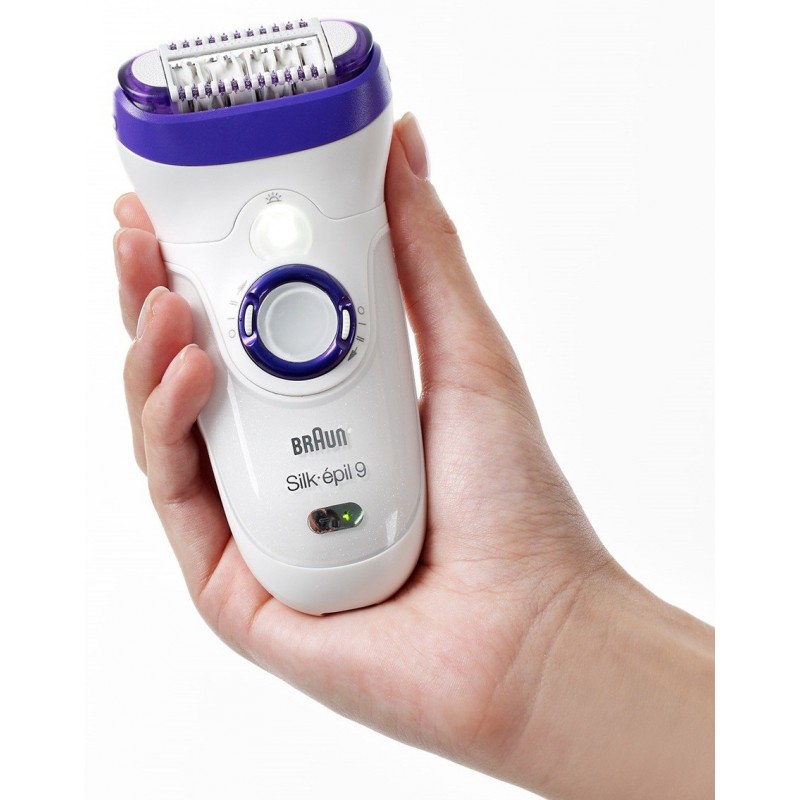 Épilateur Braun Silk-épil 9 SkinSpa 9-561 Étanche Sans fil avec 6 accessoires