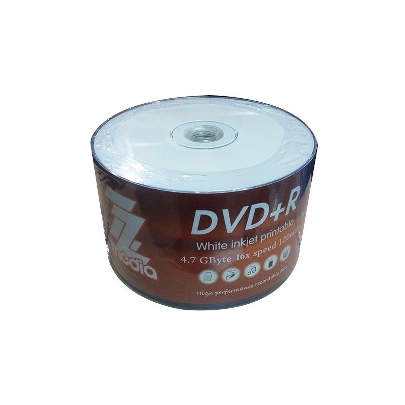 Bobine 50x DVD+R 16x 4.7GB Imprimable