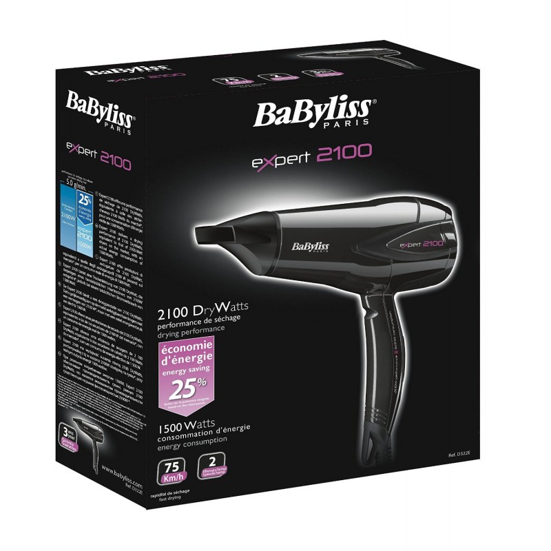 Sèche Cheveux Babyliss Expert - D322E / 2100W