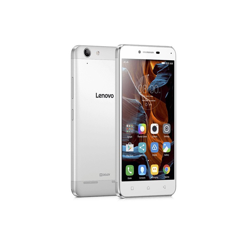 Téléphone Portable Lenovo A6020 / 4G / Double SIM / Silver + Gratuités Ooredoo