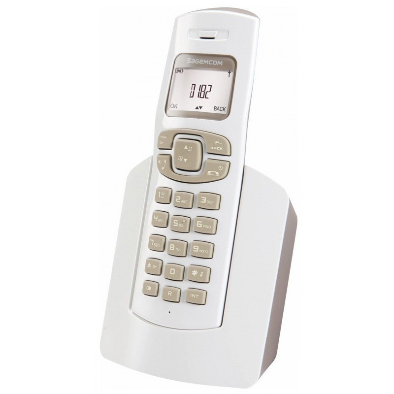 Téléphone sans fil Sagemcom D182 / Blanc