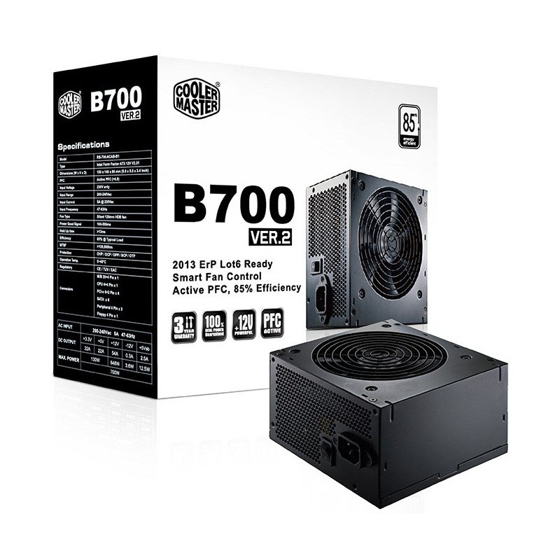 Boite d'alimentation EVGA 500W / 80 Plus Bronze