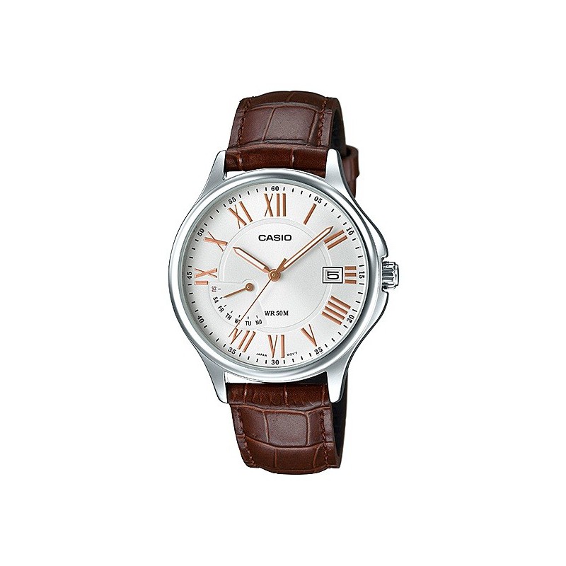 Casio Collection Orologio Uomo - Modello Analogico Al Quarzo, Cinturino In Resina, Cassa 38 Mm, Design Sportivo E Durevole