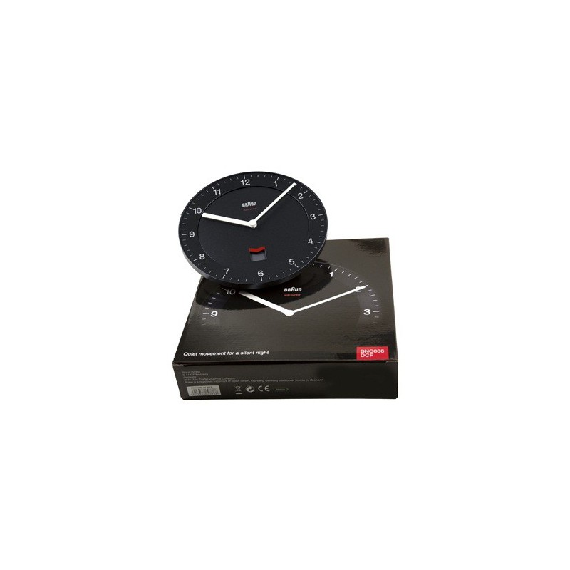 Horloge murale analogique et digitale Braun BNC006BKBK Noir