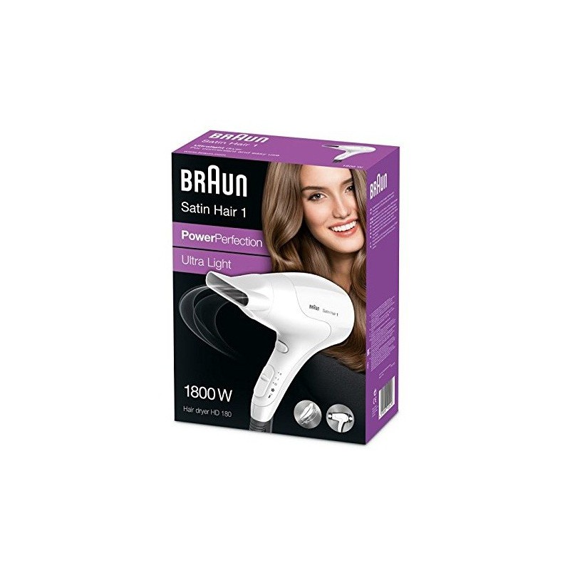 Sèche cheveux Braun satin hair HD 180 / 1800 W