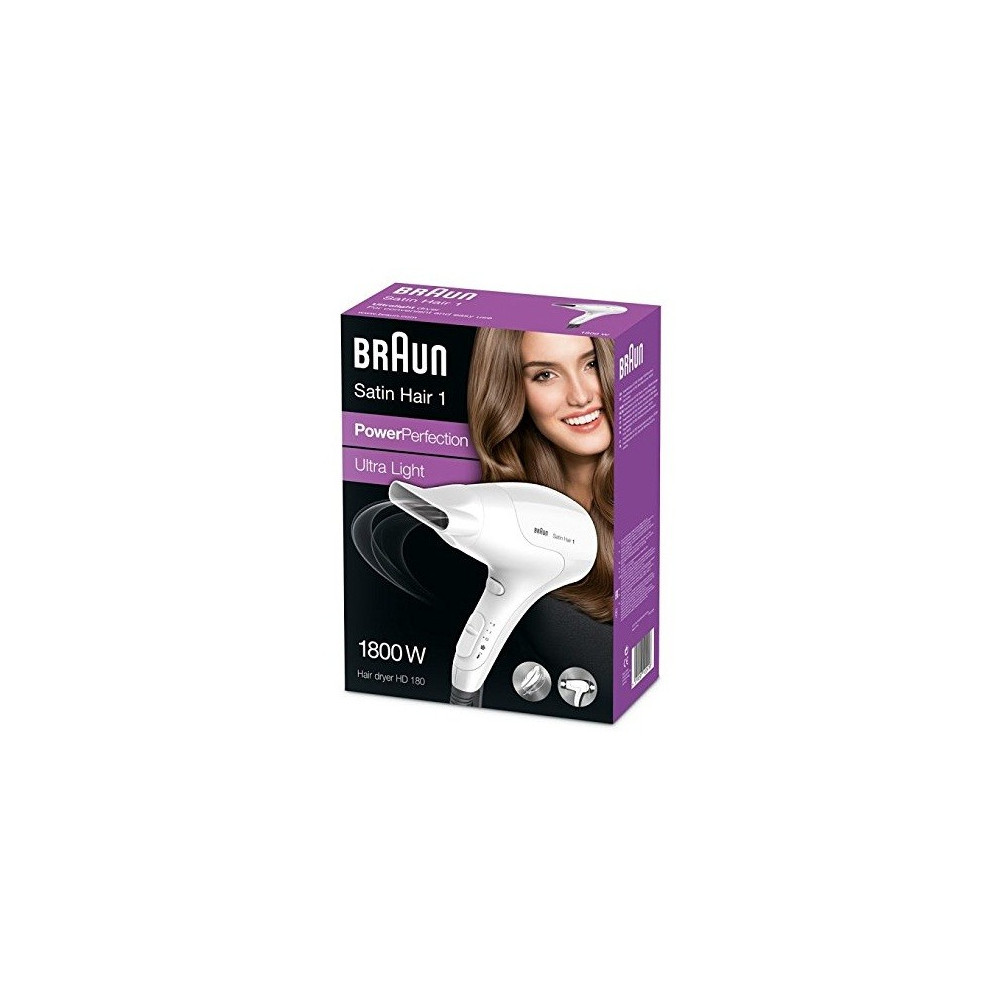 Sèche cheveux Braun satin hair HD 180 / 1800 W
