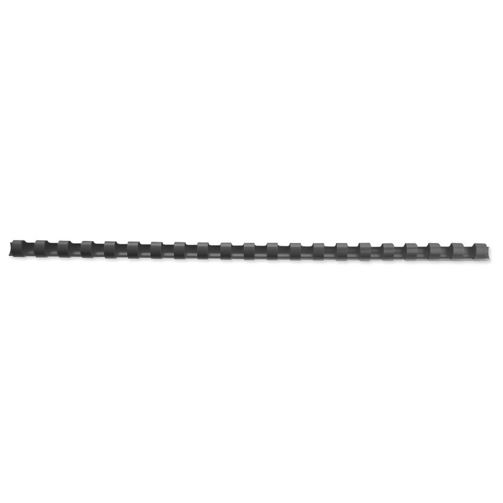 10 Reliures Spirale Plastique 8mm Noir