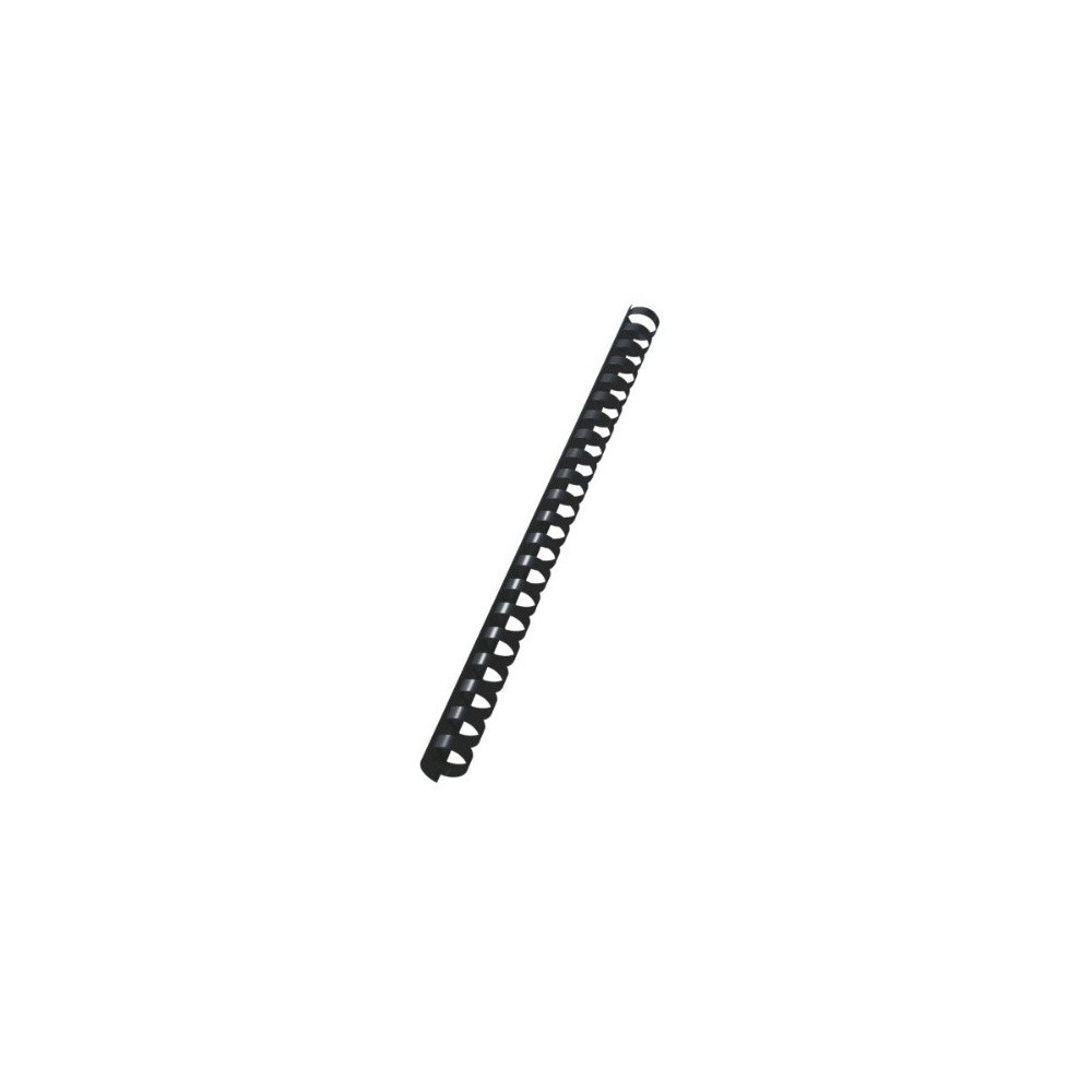 10 Reliures Spirale Plastique 16mm Noir