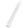 10 Reliures Spirale Plastique 28mm Blanc