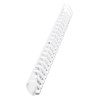 10 Reliures Spirale Plastique 51mm Blanc