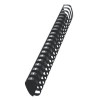 10 Reliures Spirale Plastique 51mm Noir