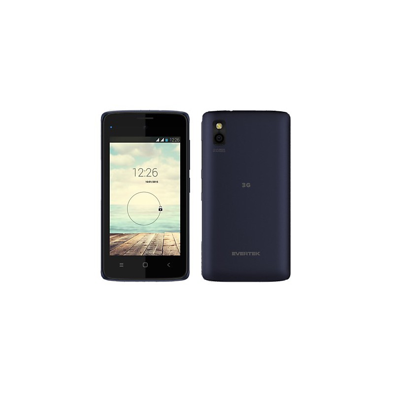 Téléphone Portable Evertek EverStar Q40 / Double SIM / Bleu