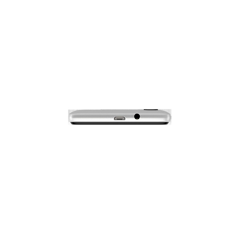Téléphone Portable Evertek EverStar Q40 / Double SIM / Blanc + Coque Rose + SIM Offerte