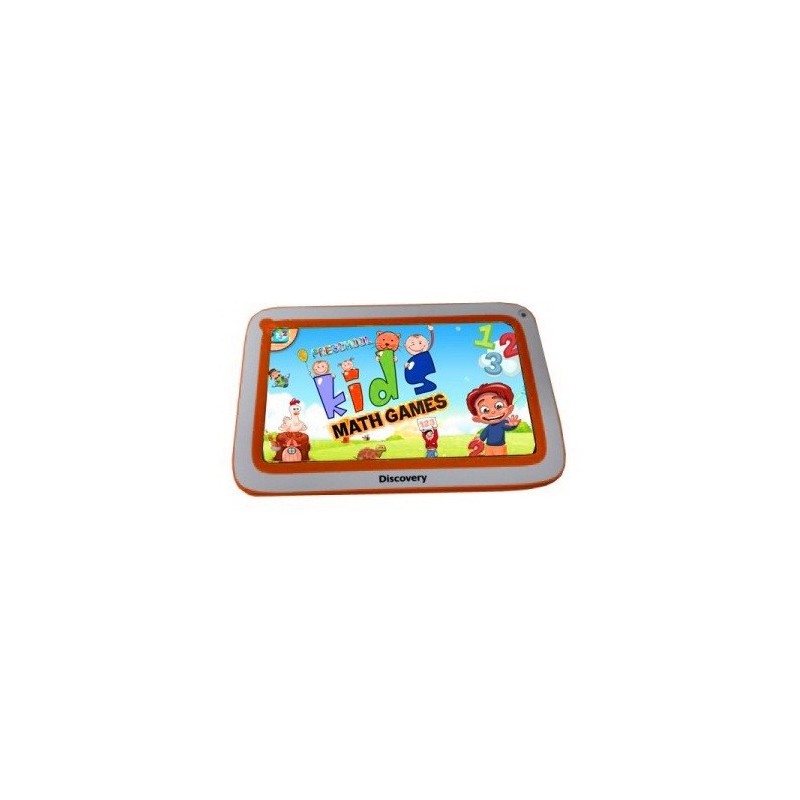 Tablette Discovery Happy Space 7" Blanc&Orange + Montre